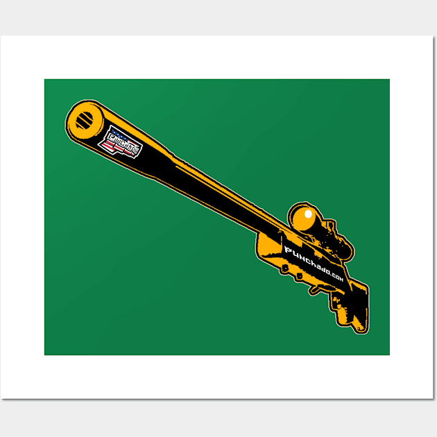 Punchado Sniper Rifle Blank Text, v. Code Orange Wall Art by punchado